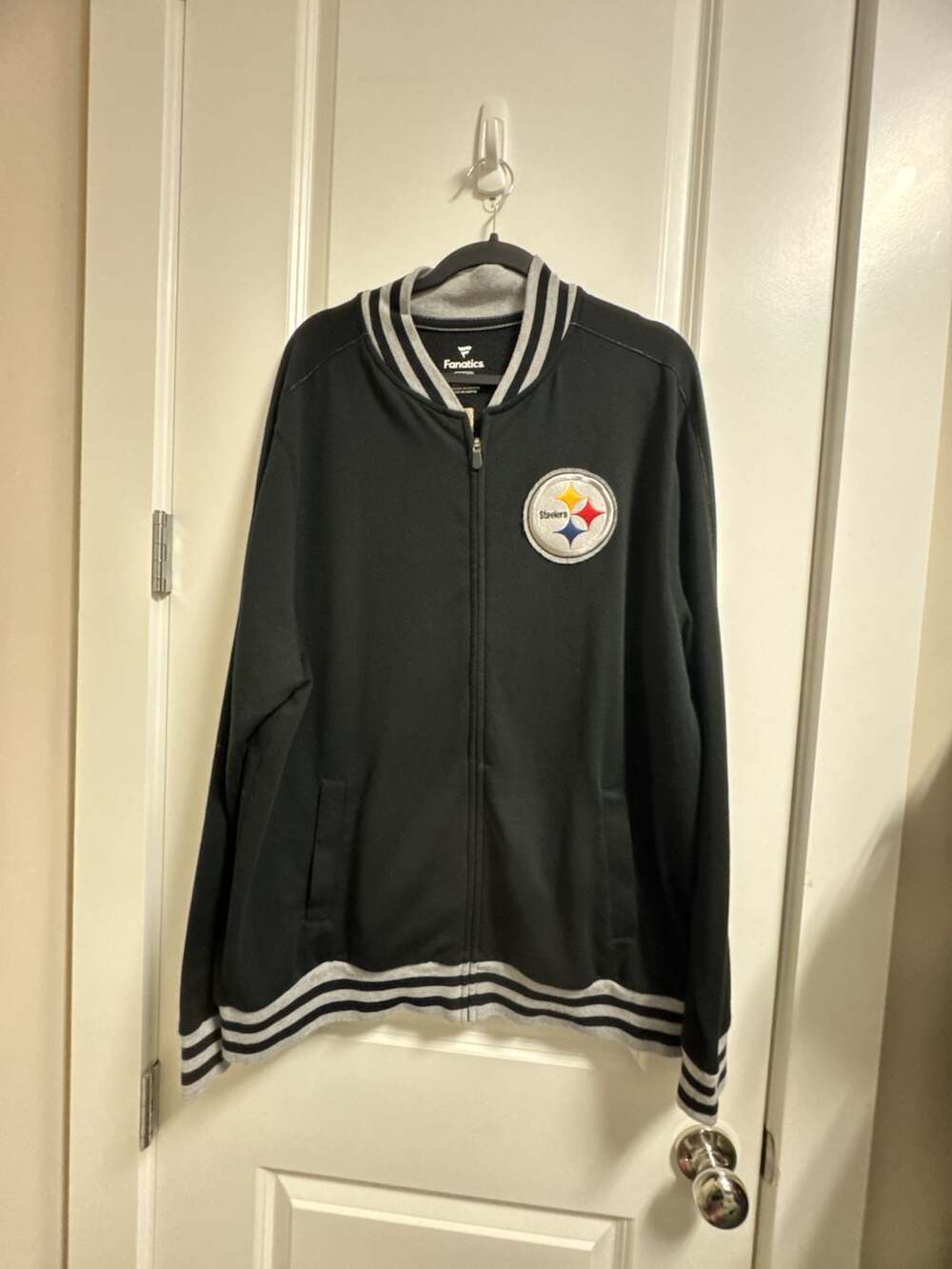 Fanatics Men's Pittsburgh Steelers Full-Zip Bomber Jacket Black XL